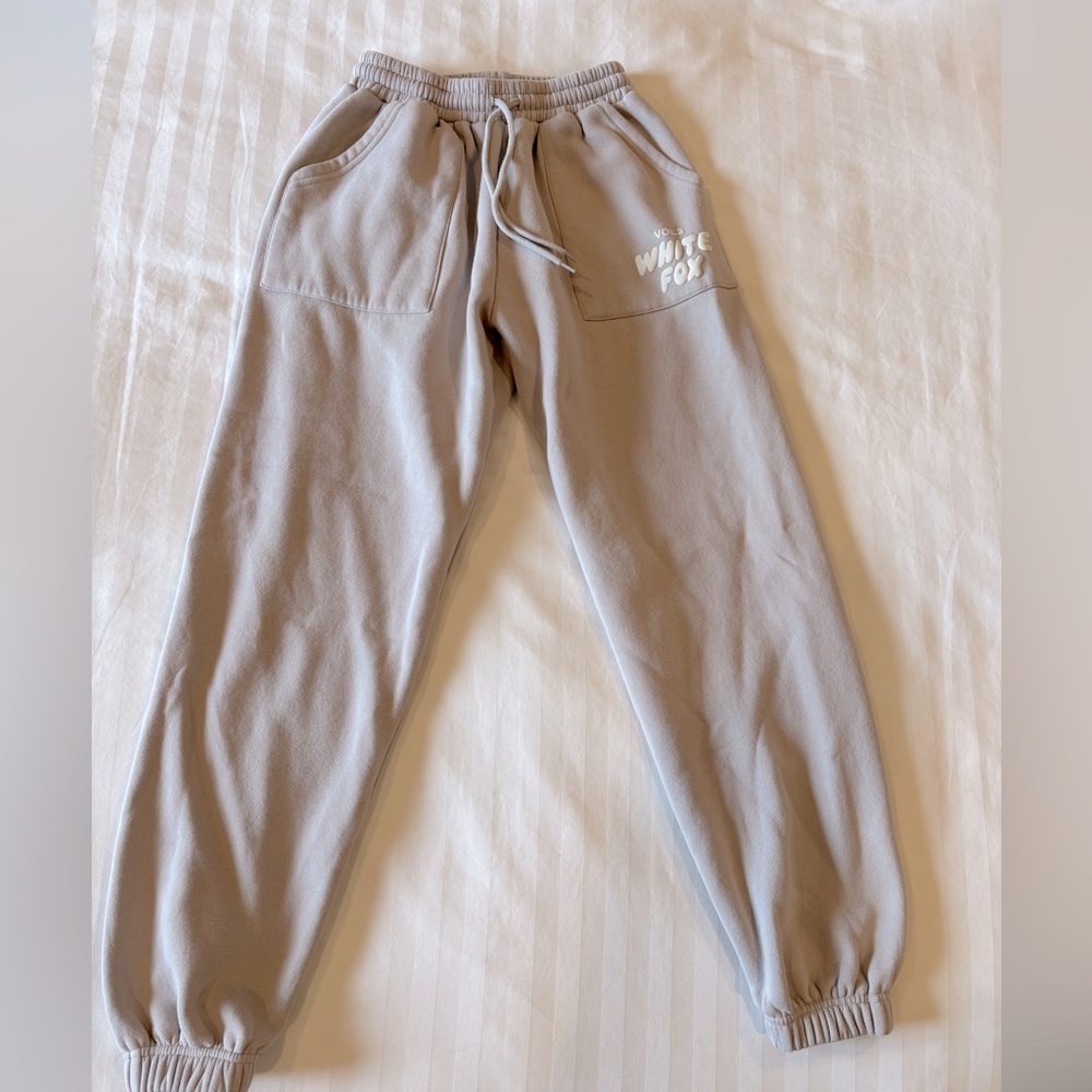 White Fox Sweatpants